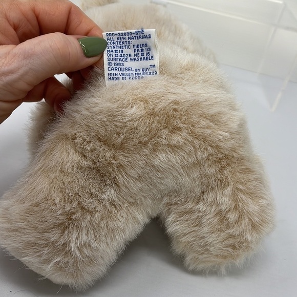 Vintage Tooth Fairy Bear Plush Carousel by Guy 1983 Stuffed Animal Holder - Picture 7 of 8